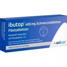 IBUTOP 400 mg de comprimés de films analgésiques, 10 pc