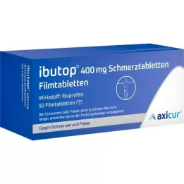 IBUTOP 400 mg de comprimés de films analgésiques, 50 pc