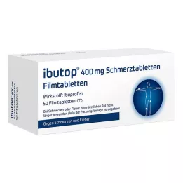 IBUTOP Comprimés pelliculés analgésiques à 400 mg, 50 pcs
