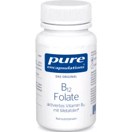 PURE ENCAPSULATIONS B12 Capsules de folate, 90 pc