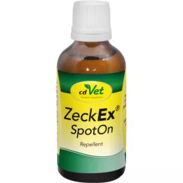 ZECKEX SpotOn Répulsif pour chiens/chats, 50 ml