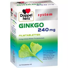 DOPPELHERZ Ginkgo 240 mg de tablettes de film système, 120 pc