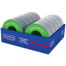 HANSAPLAST Fixierpfl. sensible 1,25 cmx5 m poussée, 1 pc