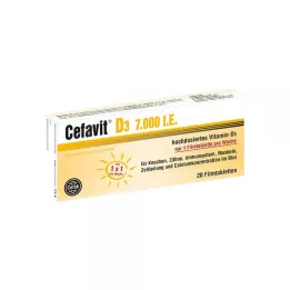 CEFAVIT D3 7 000 UI, comprimés pelliculés, 20 unités