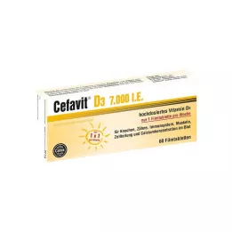 CEFAVIT D3 7 000 UI, comprimés pelliculés, 60 unités