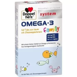 DOPPELHERZ Système familial oméga-3 Gel-Tabs, 60 pc