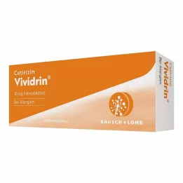 CETIRIZIN Vividrin 10 mg, comprimés pelliculés, 20 pcs