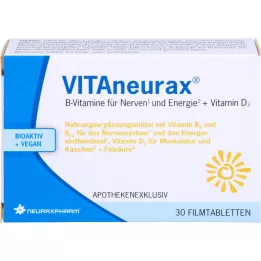 Vitaneurax B Vitamines + Comprimés enrobée de la vitamine D3, 30 pc