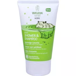 WELEDA Kids 2in1 douche &amp; Shampooing Sparkling. Limette, 150 ml