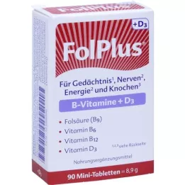 FOLPLUS+ D3 Tablettes, 90 pc
