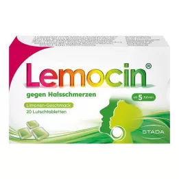 LEMOCIN Pastilles contre le mal de gorge, 20 pcs