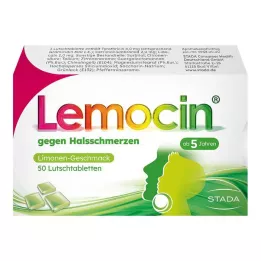 LEMOCIN Pastilles contre le mal de gorge, 50 pcs