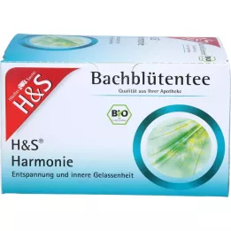 H&amp;S Bio Sachets filtrants pour harmonie des fleurs de Bach, 20 x 1,5 g