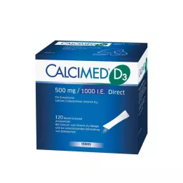 CALCIMED Granulés directs D3 500 mg/1000 I.E., 120 pièces