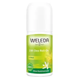 WELEDA Déodorant Roll-on 24h aux agrumes, 50 ml
