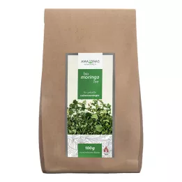 MORINGA Thé en feuilles 100 % pur bio, 100 g