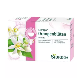 SIDROGA Sachets filtres à thé à la fleur doranger, 20X1,2 g