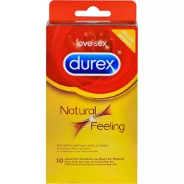 DUREX Préservatifs Natural Feeling, 10 pc