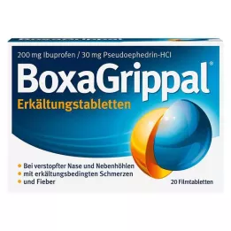BOXAGRIPPAL Comprimés contre le rhume 200 mg/30 mg FTA, 20 pcs