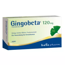 GINGOBETA Comprimés pelliculés à 120 mg, 30 unités