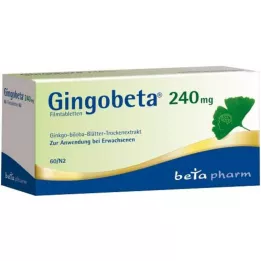 GINGOBETA Comprimés pelliculés à 240 mg, 60 pièces