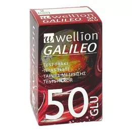 WELLION GALILEO Bandelettes de test de glycémie, 50 pièces