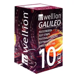 WELLION GALILEO Bandelettes de test de cétone, 10 |2| pièces |2|