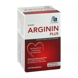 ARGININ PLUS Comprimés pelliculés de vitamine B1+B6+B12+acide folique, 120 pcs