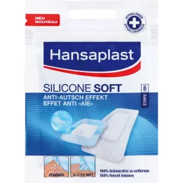 Hansaplast Silicone Soft Strips Pavement, 8 pc