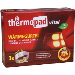 THERMOPAD Ceinture chauffante, 3 pièces
