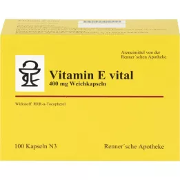 VITAMIN E VITAL 400 mg Rennersche Apotheke capsules molles, 100 pcs