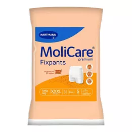 MOLICARE Pantalons Fixpants Premium taille longue XXXL, 5 pièces