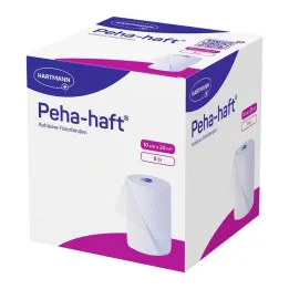 Bande de fixation sans latex Peha-Haft 10 cm x 20 m, 8 pièces