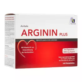 ARGININ PLUS Comprimés pelliculés de vitamine B1+B6+B12+acide folique, 240 pcs