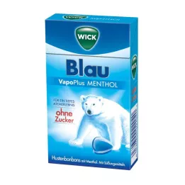 Wick Blue Vapoplus Coux de menthol BONBONS, 46 g