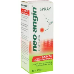 NEO-ANGIN Benzydamine Spray maux de gorge aiguë, 30 ml