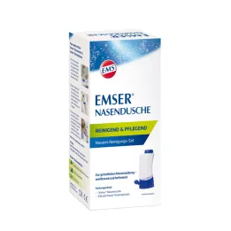EMSER Douche nasale avec 4 sachets de sel de rinçage nasal, 1 pièce