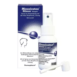 MINOXICUTAN Spray pour homme 50 mg/ml, 60 ml