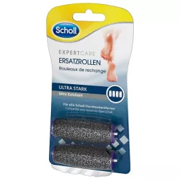 SCHOLL Rouleaux de rechange Velvet Smooth Pedi ultra résistants, 2 pièces