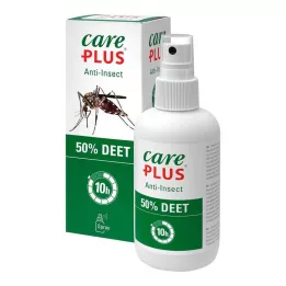 CARE PLUS Spray Deet Anti-Insectes 50%, 200 ml