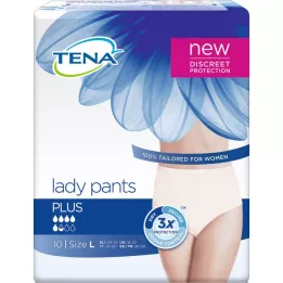TENA LADY pantalon plus L, 10 pc