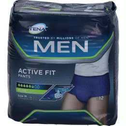 TENA MEN Pantalon de lajustement actif Plus M, 12 pc