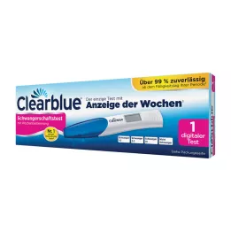 CLEARBLUE Test de grossesse avec détermination de la semaine, 1 pièce
