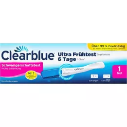 CLEARBLUE Test de grossesse pour détection précoce, 1 pièce