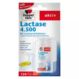 DOPPELHERZ Lactase 4 500 comprimés, 120 pièces
