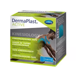 DERMAPLAST Bande de kinésiologie active 5 cm x 5 m bleu, 1 pièce