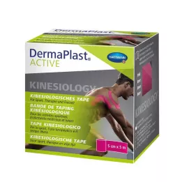 DERMAPLAST Bande de kinésiologie active 5 cm x 5 m rose, 1 pièce