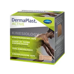 DERMAPLAST Bande de kinésiologie active 5 cm x 5 m beige, 1 pièce
