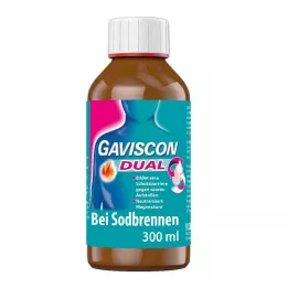 GAVISCON Suspension buvable double 500 mg/213 mg/325 mg, 300 ml