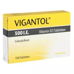 VIGANTOL 500, cest-à-dire des comprimés de vitamine D3, 100 pc